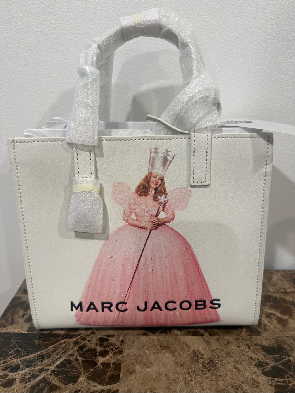 Nwt Marc Jacobs X ‘The Wizard Of Oz’ Glinda The Good Witch Leather Grind Tote
